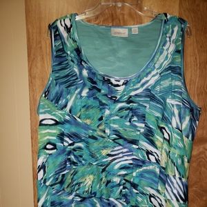 Plus size dressy tank top